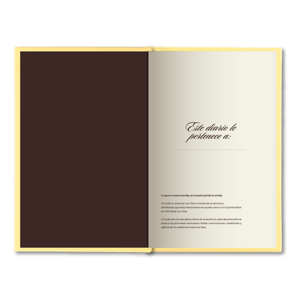 Diario Devocional “Letras para Dios”